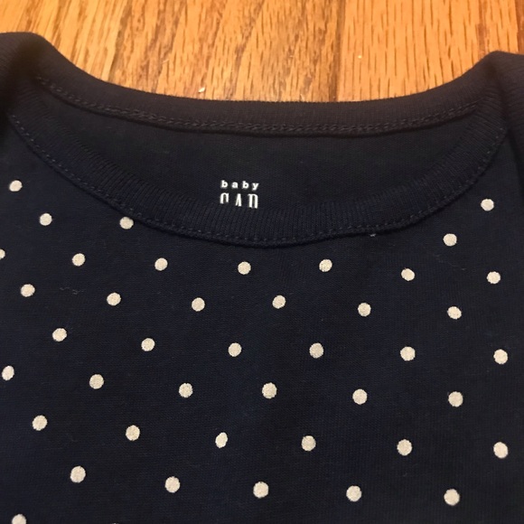 GAP Baby Eyelet Ruffle Bodysuit Dark night - Picture 4 of 8
